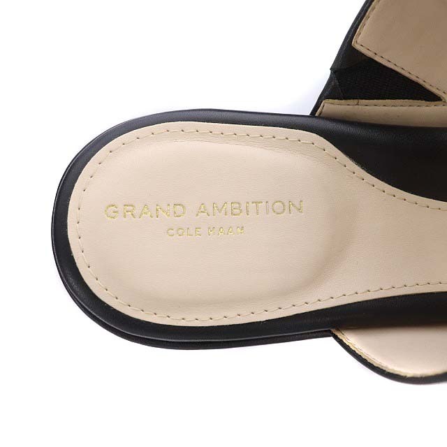 Cole Haan(コールハーン)のコールハーン GRAND AMBITION ウェッジスライド サンダル 6B 黒 レディースの靴/シューズ(サンダル)の商品写真