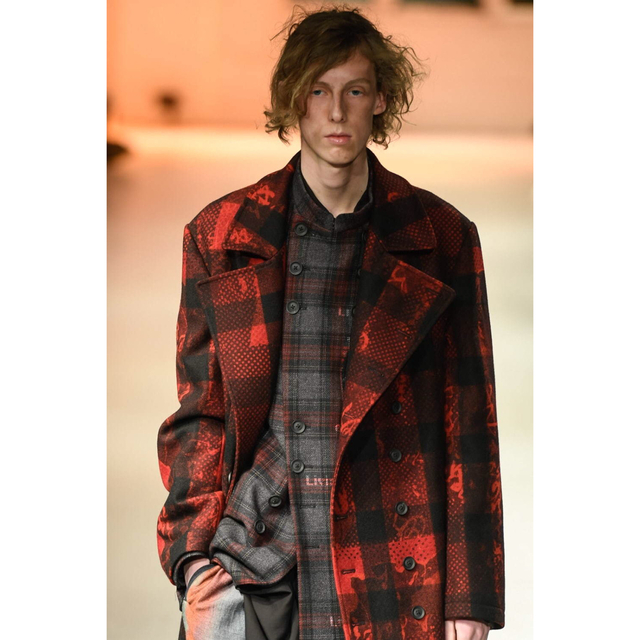 yohji yamamoto pour homme 20aw 赤チェックコート mediaparahyangan.com