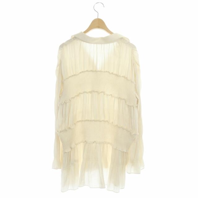 Ameri VINTAGE(アメリヴィンテージ)のアメリヴィンテージ SHIRRING PLEATS BLOUSE ブラウス 長袖 レディースのトップス(シャツ/ブラウス(長袖/七分))の商品写真