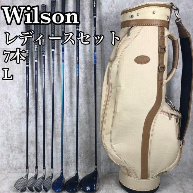 wilson 【良品】ウィルソン レディースゴルフ 8本セット L 右 初心者 入門用