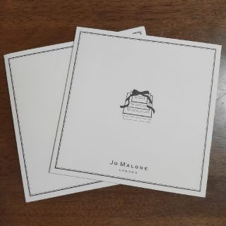 ジョーマローン(Jo Malone)のJo Malone　ジョーマローン　メッセージカード2枚セット(その他)