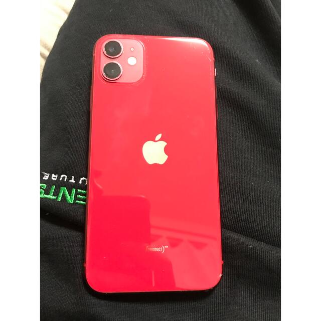 iPhone(アイフォーン)のiPhone11 64GB PRODUCT RED SIMフリー ジャンク品 スマホ/家電/カメラのスマートフォン/携帯電話(スマートフォン本体)の商品写真