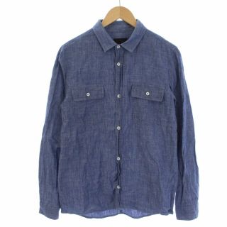 アーペーセー(A.P.C)のアーペーセー A.P.C. シャンブレーシャツ 長袖 コットン XS 青(シャツ)