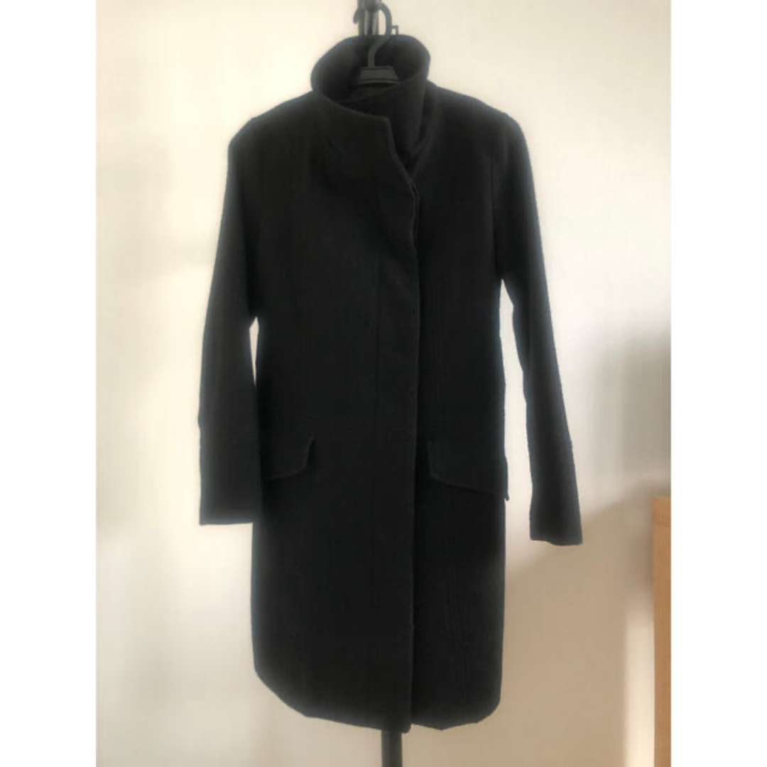 【SPB】ブラックコート Sサイズ 美品✨ レディースのジャケット/アウター(ロングコート)の商品写真