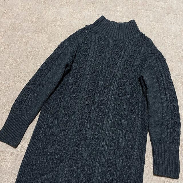 美品 インゲボルグ アラン編 ニット ロング ワンピース