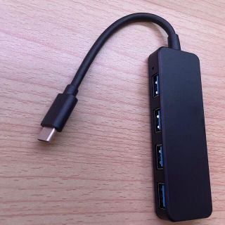 USB3.0ハブ　type C to 4port(PC周辺機器)