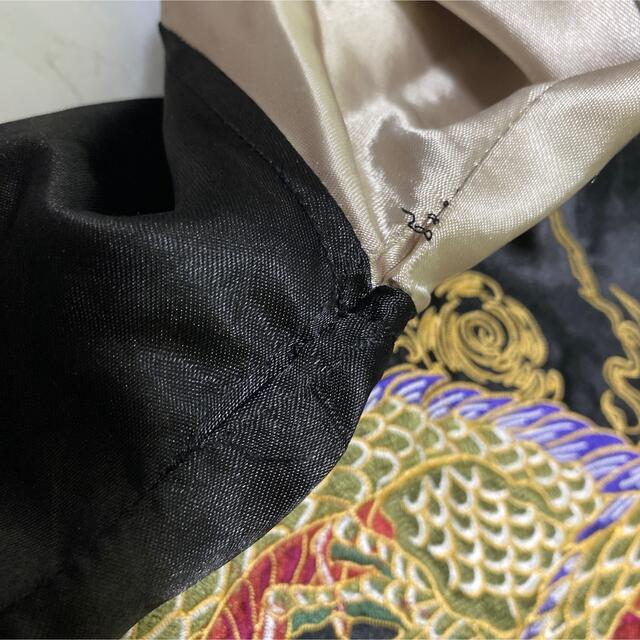 ジャケット　ブルゾン　刺繍　japan 和柄　スカジャン　古着　龍　ドラゴン