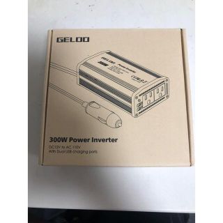 GELOO 300W カーインバーター 12V 110V 変圧器 コンバーター (車内アクセサリ)