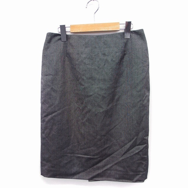 ICB(アイシービー)のアイシービー iCB タイト スカート ひざ下丈 スリット シルク混 ウール レディースのスカート(ひざ丈スカート)の商品写真