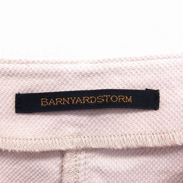 BARNYARDSTORM(バンヤードストーム)のバンヤードストーム カットソー オープンネック 長袖 無地 コットン 綿 1 レディースのトップス(カットソー(長袖/七分))の商品写真