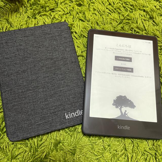 Kindle paperwhite 11世代　カバー付き