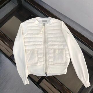 モンクレール ダウンジャケット(レディース)（ホワイト/白色系）の通販 