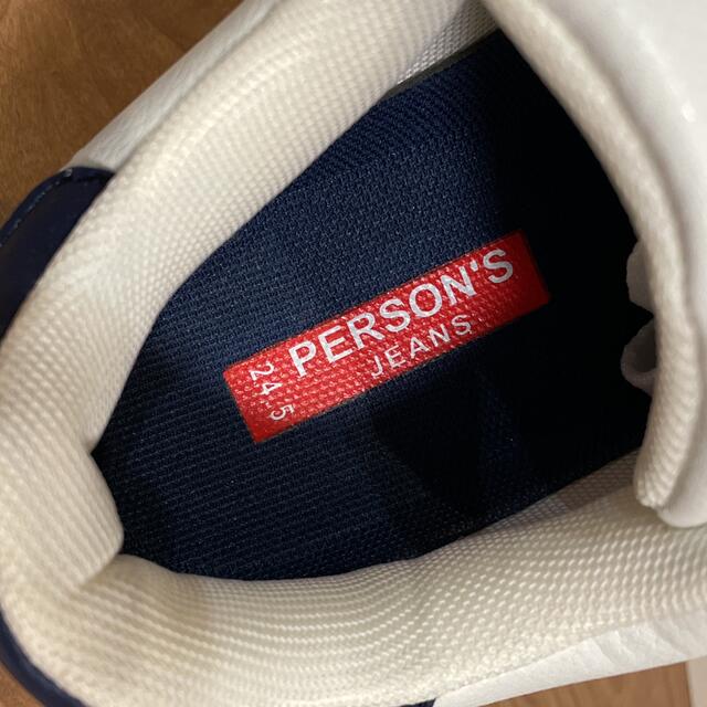 PERSON'S(パーソンズ)のPERSON'S JEANS スニーカー 24.5cm メンズの靴/シューズ(スニーカー)の商品写真