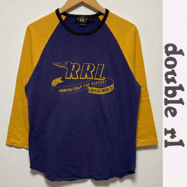RRL(ダブルアールエル)のRRL　ロンT　七分袖　ラグラン　リンガーT　ダブルアールエル　背番号　ラルフ　 メンズのトップス(Tシャツ/カットソー(七分/長袖))の商品写真