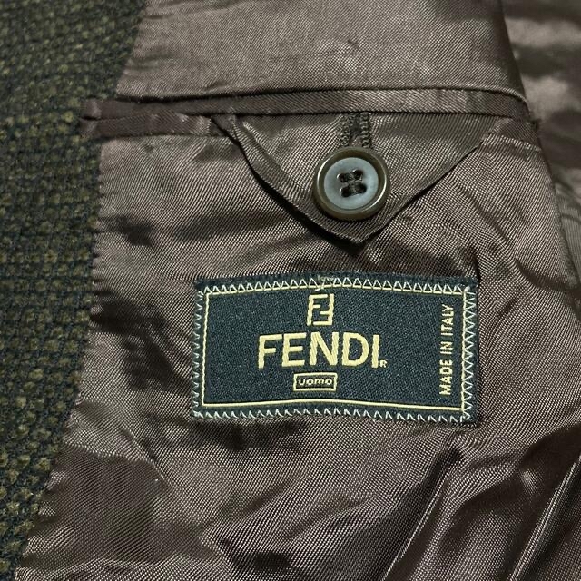 FENDI(フェンディ)のFENDI　テーラードジャケット　フェンディ　ヴィンテージ　イタリア製　ズッカ メンズのジャケット/アウター(テーラードジャケット)の商品写真