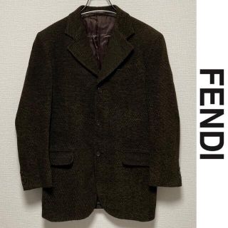 フェンディ(FENDI)のFENDI　テーラードジャケット　フェンディ　ヴィンテージ　イタリア製　ズッカ(テーラードジャケット)