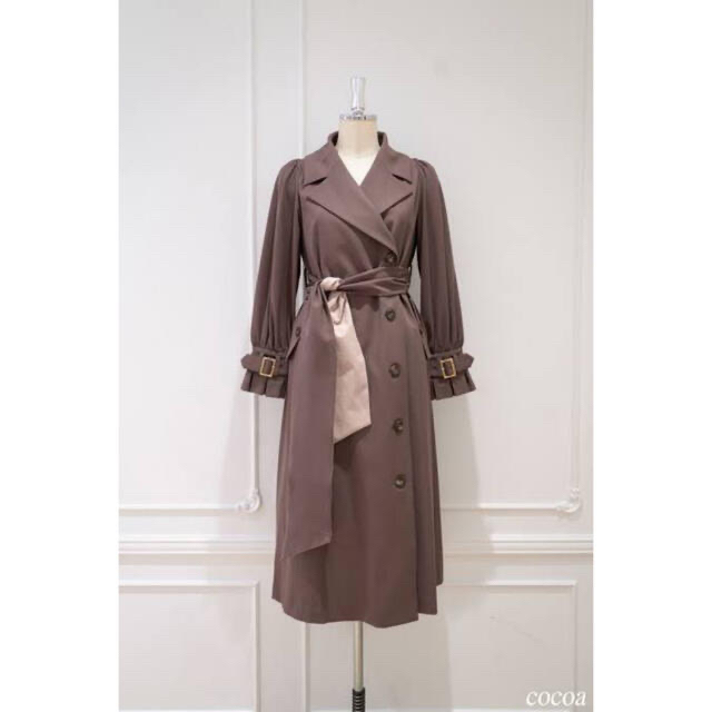 herlipto トレンチコートBelted Dress Trench Coat