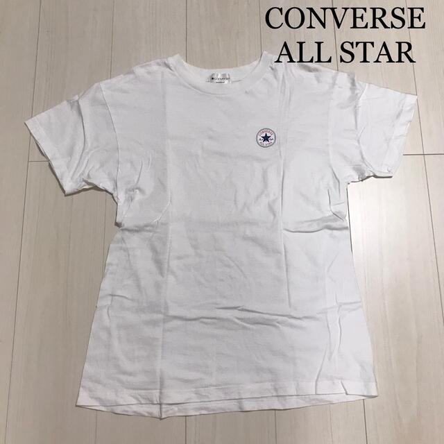 CONVERSE(コンバース)のCONVERSE ALL STAR  白Tシャツ　Lサイズ レディースのトップス(Tシャツ(半袖/袖なし))の商品写真