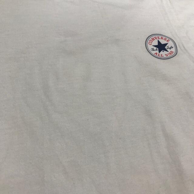 CONVERSE(コンバース)のCONVERSE ALL STAR  白Tシャツ　Lサイズ レディースのトップス(Tシャツ(半袖/袖なし))の商品写真
