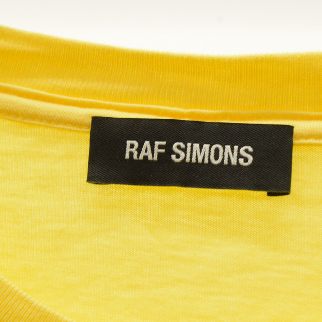 RAF SIMONS ラフシモンズ 18AW Drugs Tee 19003-00035 ドラッグス 半袖Tシャツ イエロー