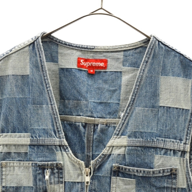 supreme patched denim vest 21ss mサイズ