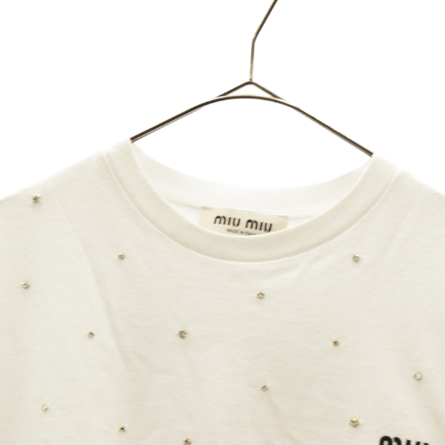 miumiu ミュウミュウ 刺繍入り コットン Tシャツ XS - library