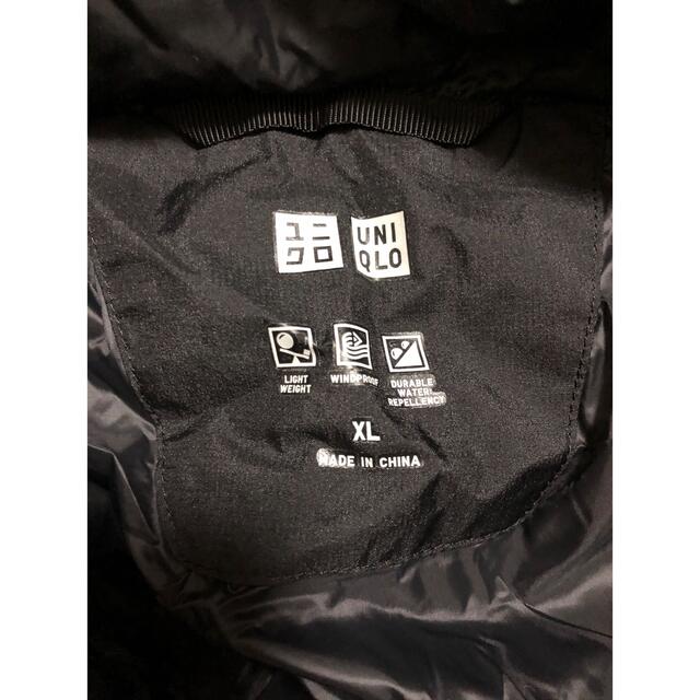 UNIQLO(ユニクロ)のユニクロ シームレスダウンパーカ ダウンジャケット XLサイズ　黒 メンズのジャケット/アウター(ダウンジャケット)の商品写真