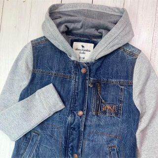 アバクロンビーアンドフィッチ(Abercrombie&Fitch)の【SALE】US限定モデル！重ね着風/デニムジャケット/Gジャン/アバクロ(Gジャン/デニムジャケット)