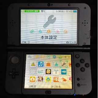 ニンテンドー3DS(ニンテンドー3DS)のNew Nintendo3DS LL メタリックブラック(携帯用ゲーム機本体)