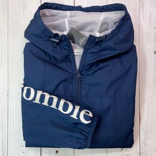 アバクロンビーアンドフィッチ(Abercrombie&Fitch)のオールシーズン大活躍！スポーツMIX/袖ロゴ/ナイロンジャケット【S】アバクロ(ナイロンジャケット)