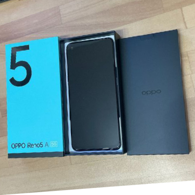 ショッピングモール OPPO Reno5 A (eSIM) A1030P 新品未使用 Sブラック