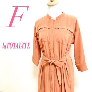 ラトータリテ(La TOTALITE)のla TOTALITEラトータリテ ロングワンピース シャツ きれいめ(ロングワンピース/マキシワンピース)