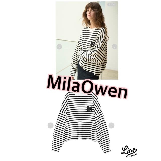 Mila Owen(ミラオーウェン)のトレーナー見えニット レディースのトップス(ニット/セーター)の商品写真