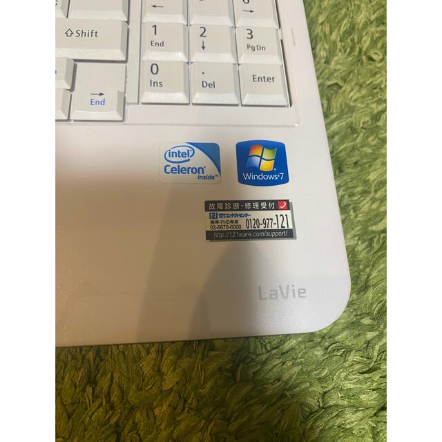 LAVIEノートパソコン　Windows7