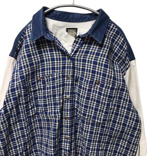 アートヴィンテージ(ART VINTAGE)の【希少】ROUGH STOCK ヴィンテージ 長袖シャツ XL デザインシャツ(シャツ/ブラウス(長袖/七分))