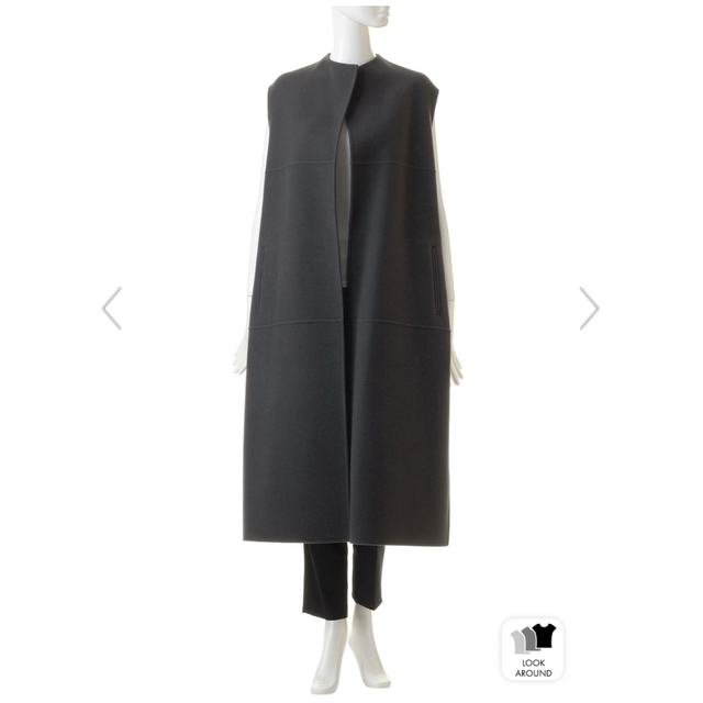 タグ付新品【HAVEL studio】CA BLEND REVER ロングベスト