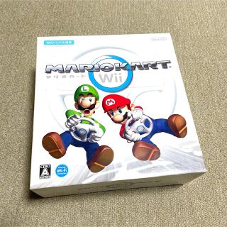 ウィー(Wii)の【美品】マリオカートWii(家庭用ゲーム機本体)