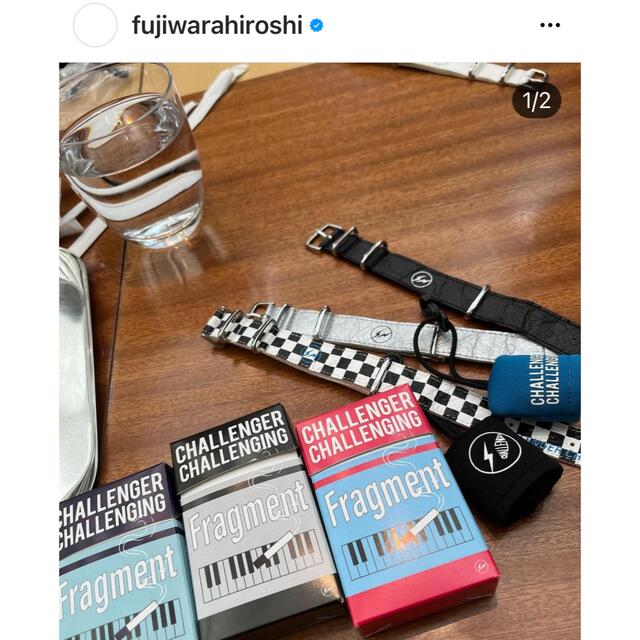 FRAGMENT(フラグメント)のfragment challenger watch belt 黒 新品 メンズの時計(その他)の商品写真