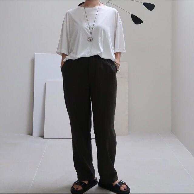 SIZELINEN COTTON DOUBLE CLOTH MERROW SLACKS