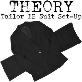 セオリー(theory)の★定価約8万★THEORY★セオリー★スーツ セットアップ★ブラック★X0★XS(スーツ)