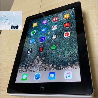 アイパッド(iPad)の完動品　iPad4 16GB  セルラーソフトバンク　アイパッド　第4世代(タブレット)