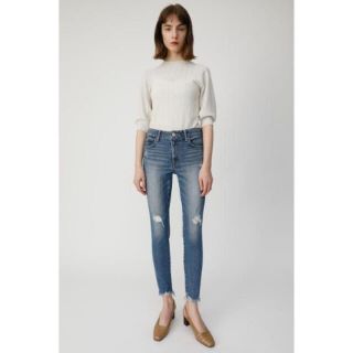 マウジー(moussy)のMoussy クラッシュデニムスキニー(デニム/ジーンズ)