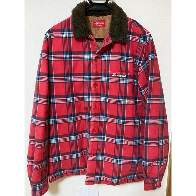 コンパクトキーボード Fur Faux Supreme Collar Shirt赤 Flannel シャツ 送料無料について shirt flannel collar fur faux supreme その他