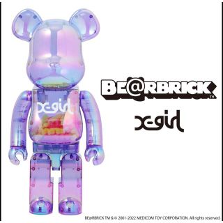 新品・未開封】 BE@RBRICK X-girl CLEAR PURPLE - その他