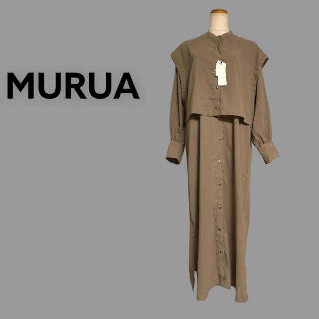 MURUA - 新品タグ付き!! MURUAレイヤードシャツOPの通販 by choco's