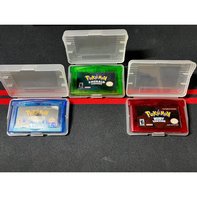 家庭用ゲームソフトポケモンソフト　エメラルド×3 ルビー×1 サファイア×1