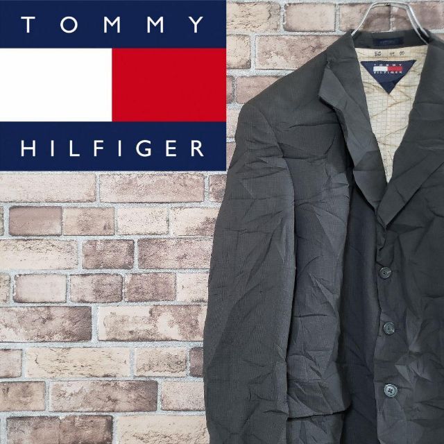 TOMMY HILFIGER - トミーヒルフィガー テーラードジャケット 3ボタン 