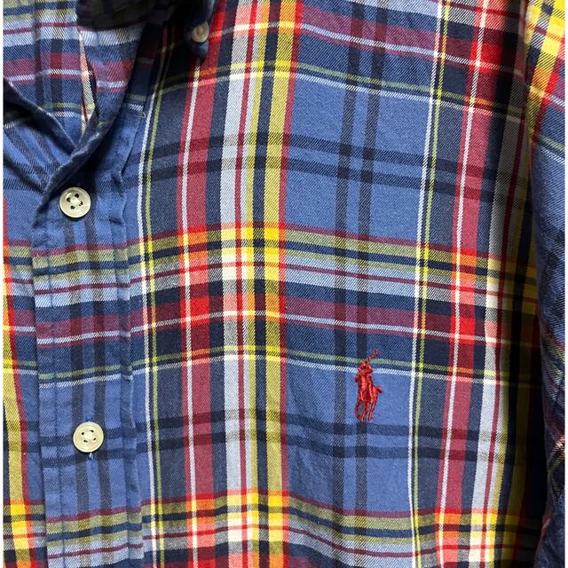 POLO RALPH LAUREN(ポロラルフローレン)の【限界値下げ✈︎希少サイズ】ラルフ XXL size チェックシャツ 希少カラー メンズのトップス(シャツ)の商品写真