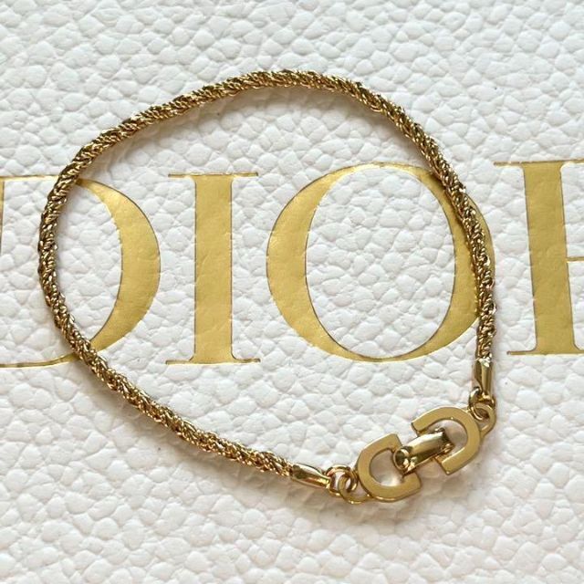 Christian Dior - 未使用級⭐︎Dior 喜平ブレスレット CD ゴールド