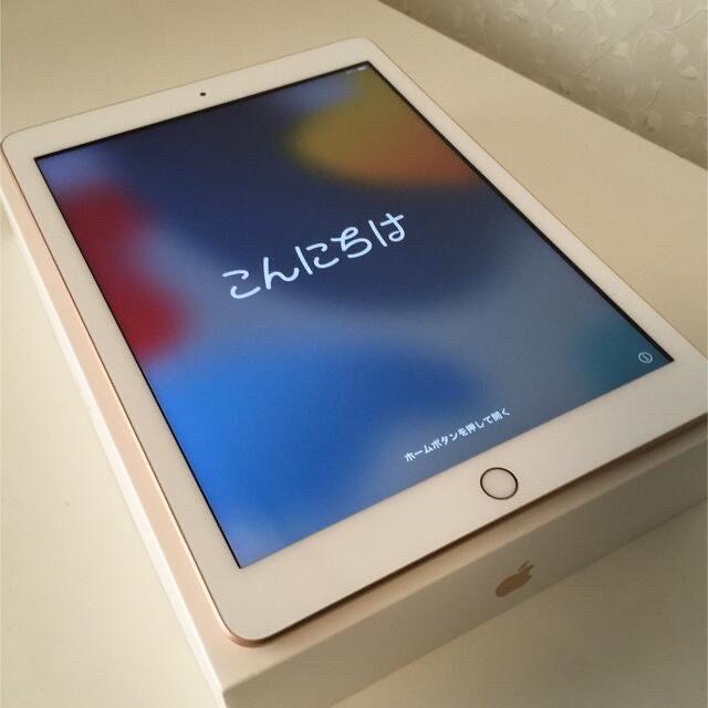 美品 iPad 第6世代 32GB Wi-Fiモデル ピンクゴールド 箱付-